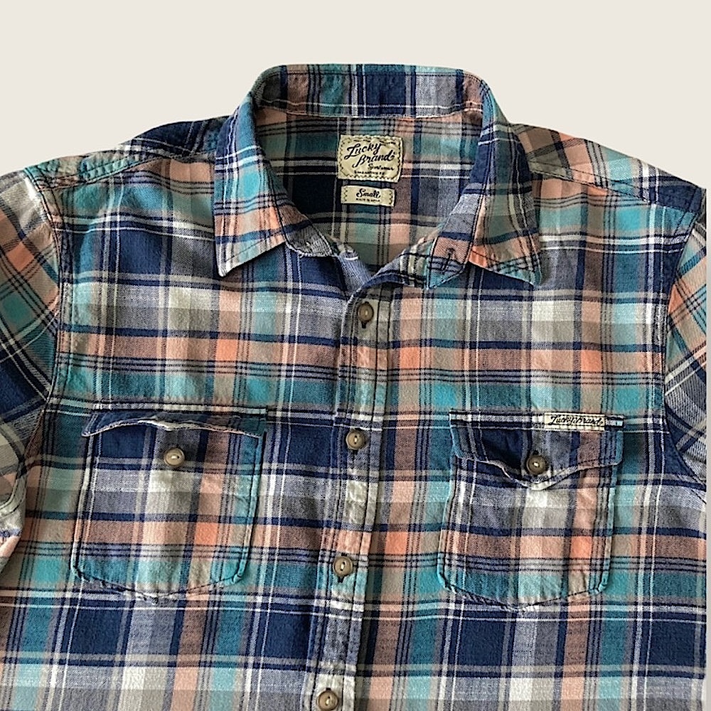 Lucky Brand Western Flannel - Picture 6 of 7